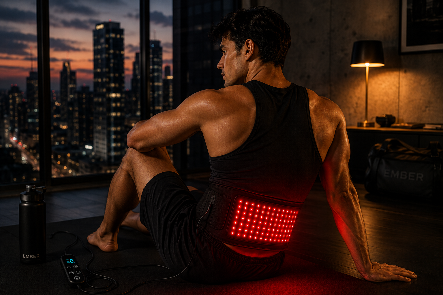 EMBER Belt — Targeted Red Light Therapy Wrap | 120 LEDs, 660nm + 850nm