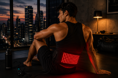 EMBER Belt — Targeted Red Light Therapy Wrap | 120 LEDs, 660nm + 850nm