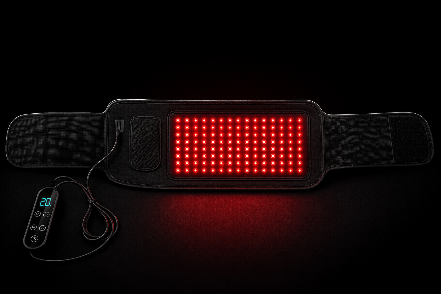 EMBER Belt — Targeted Red Light Therapy Wrap | 120 LEDs, 660nm + 850nm