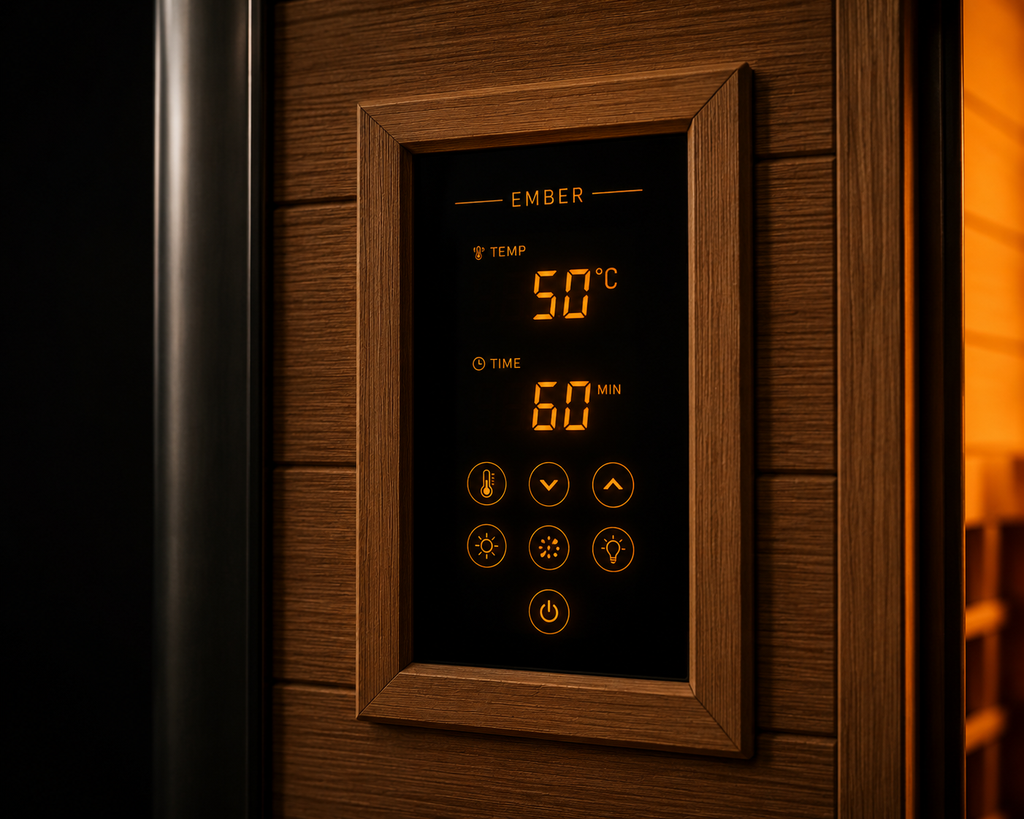 EMBER Solo — 1-Person Far Infrared Sauna | Canadian Hemlock, Low EMF