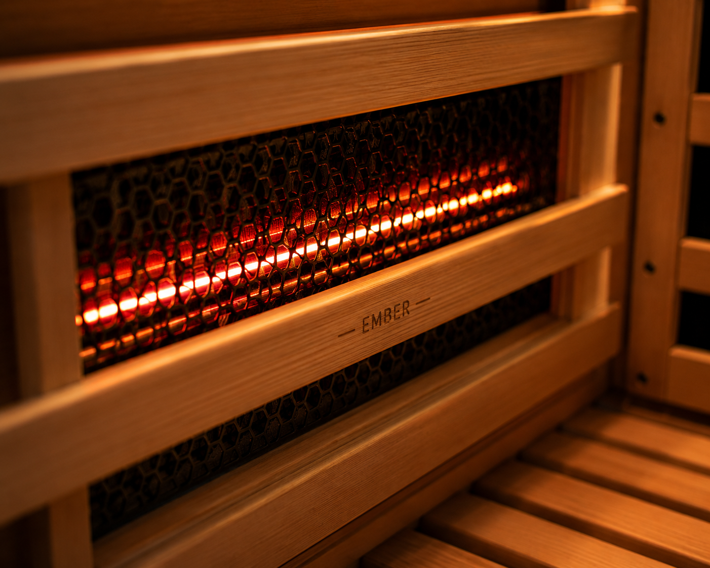 EMBER Solo — 1-Person Far Infrared Sauna | Canadian Hemlock, Low EMF